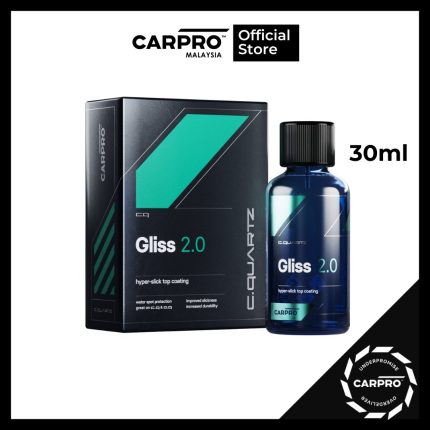 [New Arrival] CARPRO CQuartz Gliss 2.0 (30ml) - Hyper Slick Top Coating for Car Protective Coating